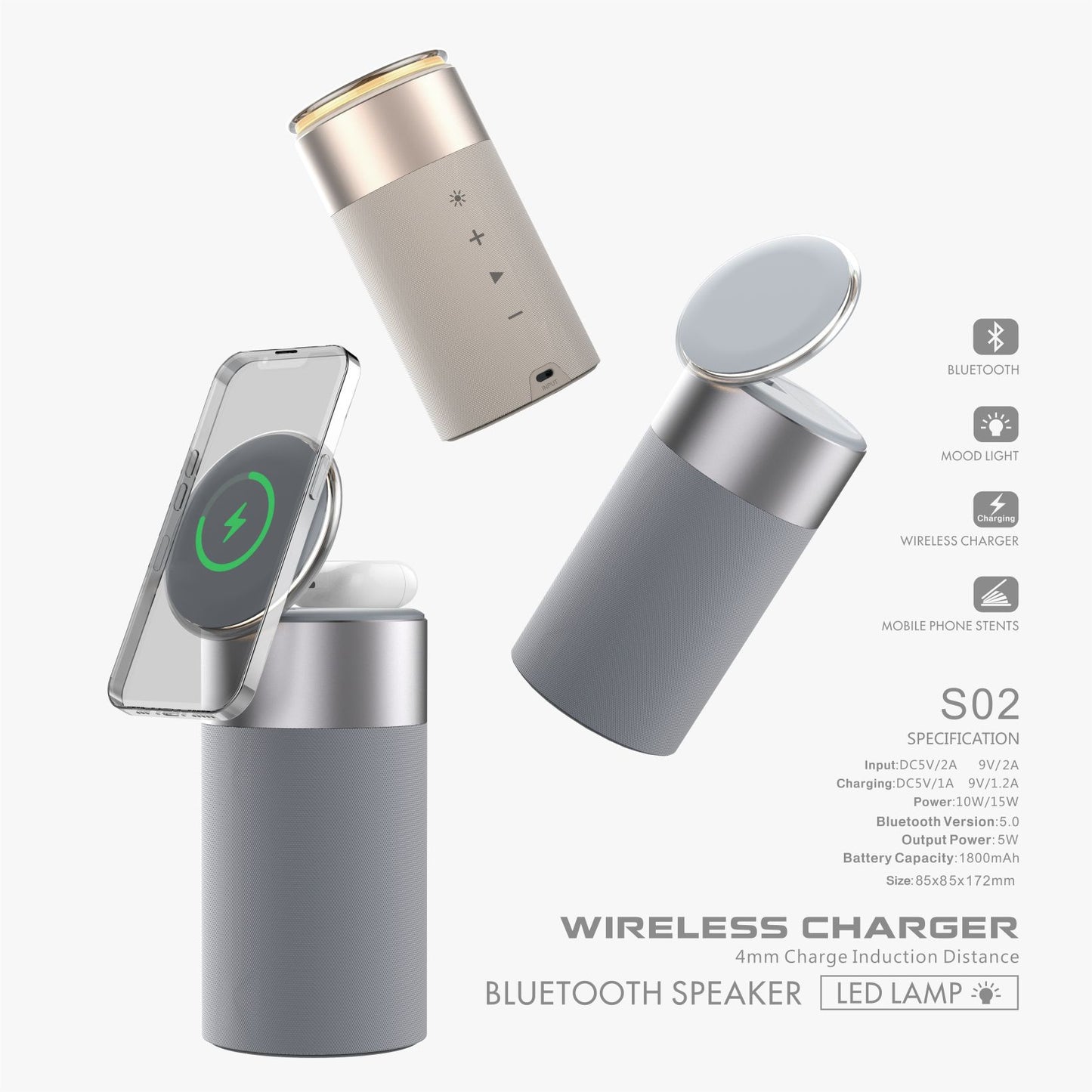 3 In 1 Multi-Function IPhone And AirPods Wireless Charger